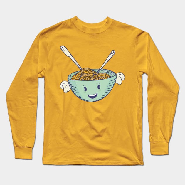 Flying Spaghetti Monster Long Sleeve T-Shirt by tatadonets